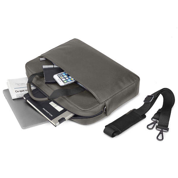 Сумка Moleskine Classic Briefcase Слім Темно-сіра