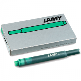 Картриджі Lamy T10 з чорнилом для пір&#39;яних ручок Lamy 5 шт Зелені