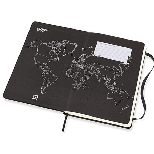 Средний блокнот Moleskine James Bond Карбон Линия