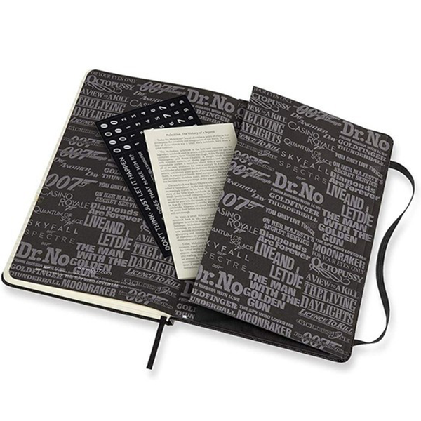 Средний блокнот Moleskine James Bond Карбон Линия
