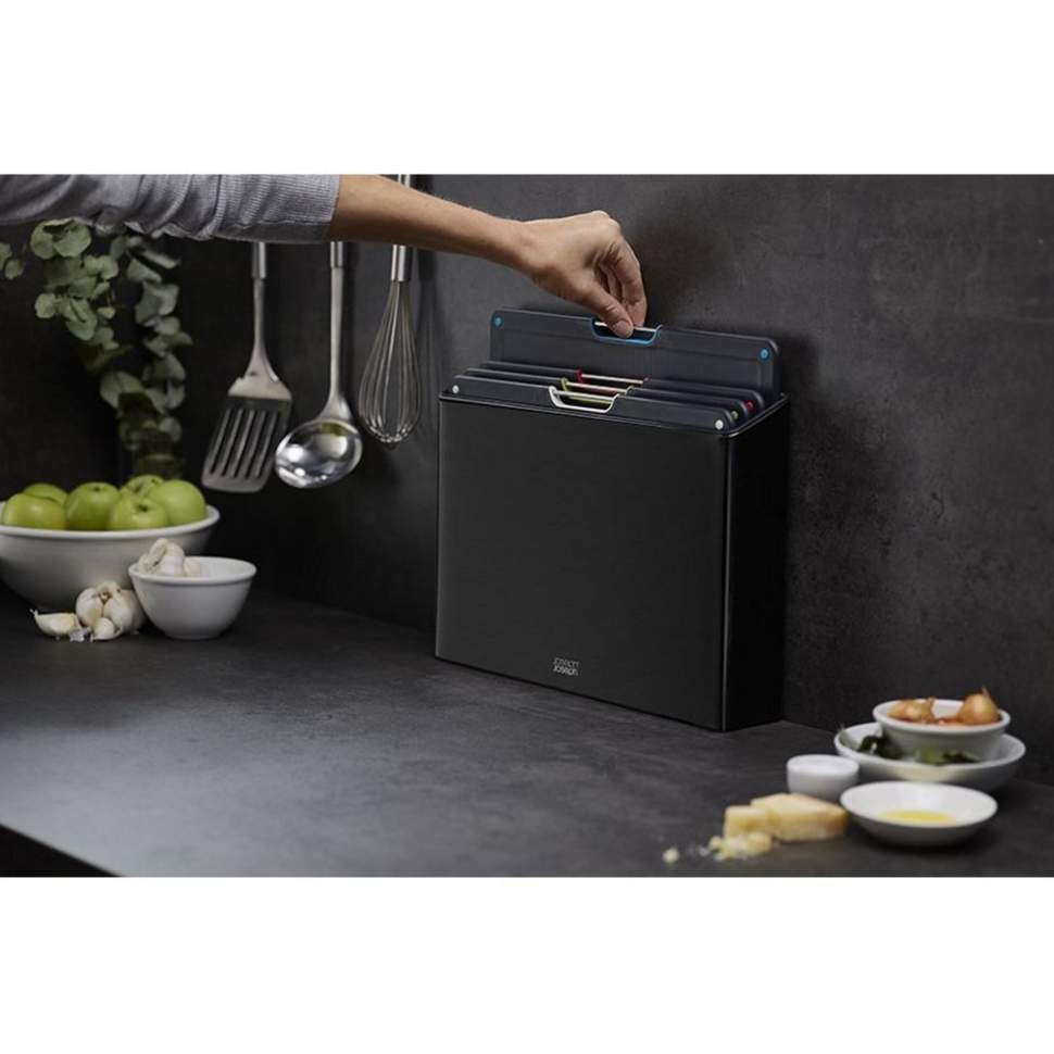 Набор Разделочных Досок Joseph Joseph 4 шт Черный