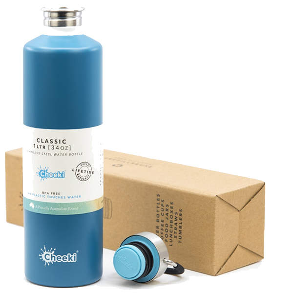 Бутылка для воды Cheeki Classic Single Wall 1 литр Topaz