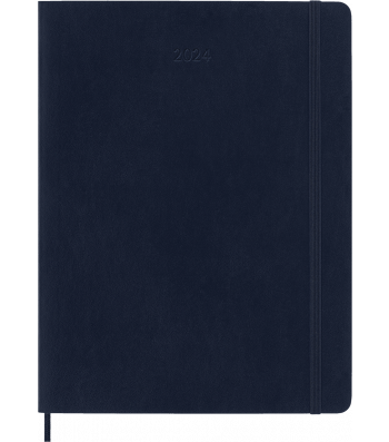 Большой Еженедельник Moleskine 2025 Сапфир Мягкий