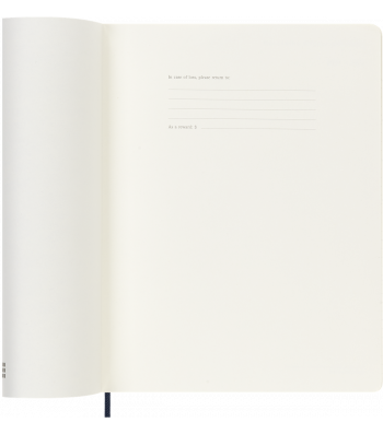 Большой Еженедельник Moleskine 2025 Сапфир Мягкий