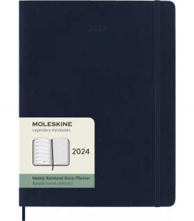 Большой Еженедельник Moleskine 2025 Сапфир Мягкий