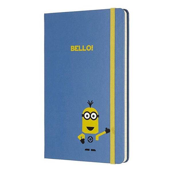 Записная книга Moleskine Minions средняя Линия Синий