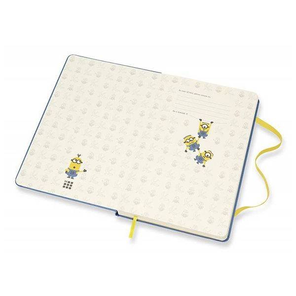 Записная книга Moleskine Minions средняя Линия Синий