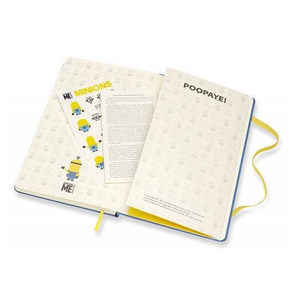 Записная книга Moleskine Minions средняя Линия Синий