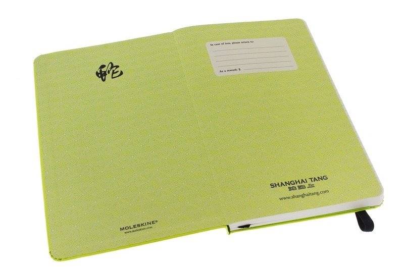 Средний блокнот Moleskine ST Snake линия Неон Зеленый