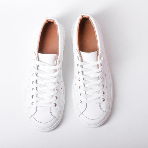 Кожаные кеды Jizuz Retro2 White