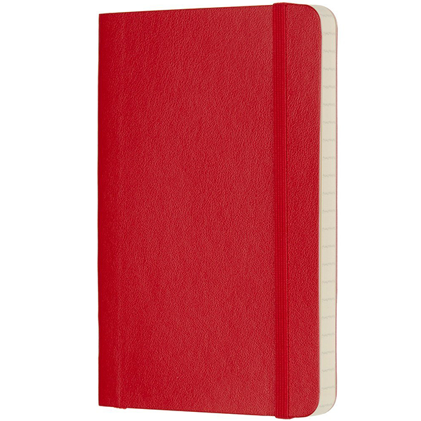 Карманный блокнот Moleskine Classic Красный Мягкая обложка Линия