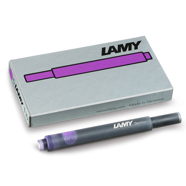 Картриджі Lamy T10 з чорнилом для пір&#39;яних ручок Lamy 5 шт Фіолетові