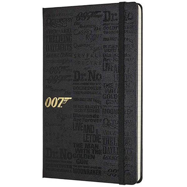 Средний блокнот Moleskine James Bond Титры Линия