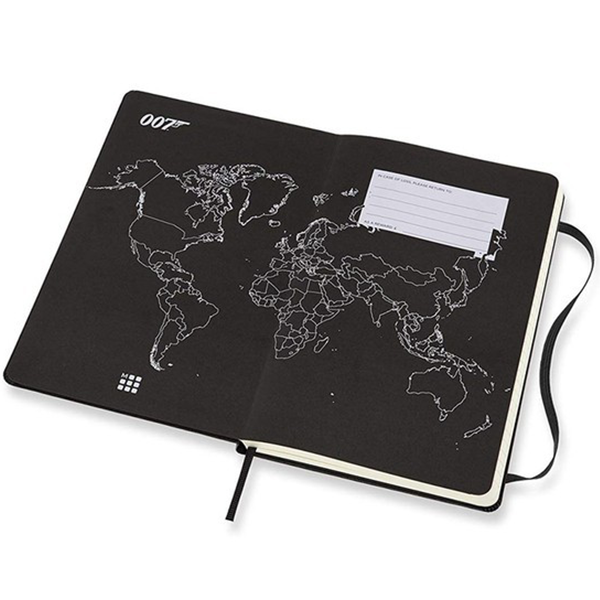 Средний блокнот Moleskine James Bond Титры Линия