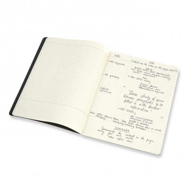 Великий Блокнот Moleskine Cahier 2 шт Subject Чорний /Бордо