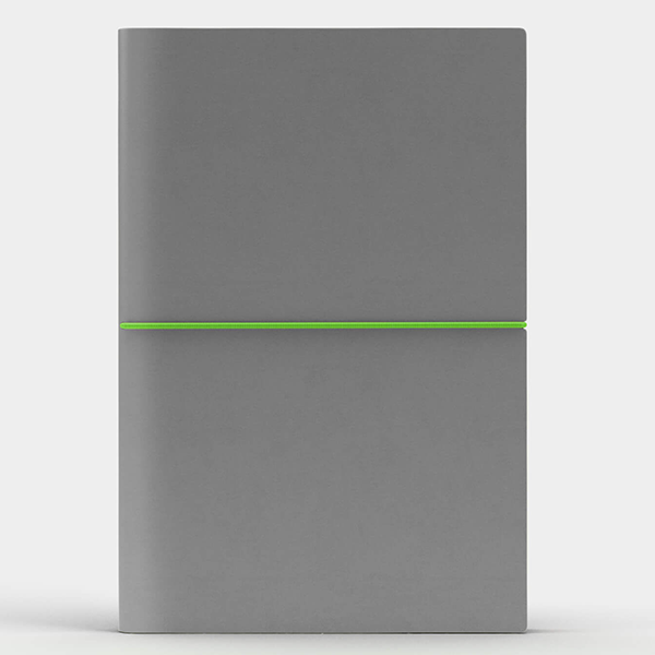 Блокнот Like U Fun A5 Сірий /Салатовий