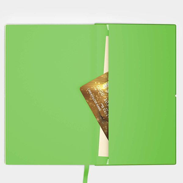 Блокнот Like U Fun A5 Сірий /Салатовий