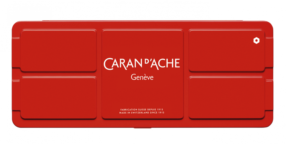 Набор Красок Caran d'Ache Gouache Studio металлический бокс 12 цветов