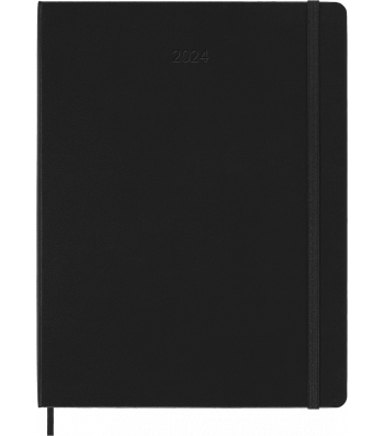 Великий Щотижневик Moleskine 2024 Чорний