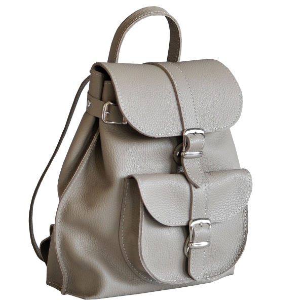 Рюкзак из кожи JIZUZ Tulip Biege