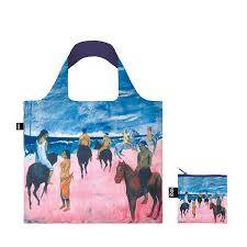 Сумка для покупок складная LOQI PAUL GAUGUIN Horseman on the Beach 1902