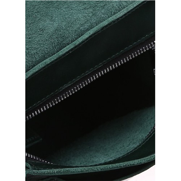 Шкіряна сумка через плече Емануель Dekey Смарагд Алькор