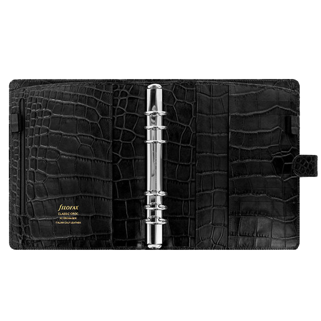 Органайзер Filofax Classic Croc A5 Ebony (026071)