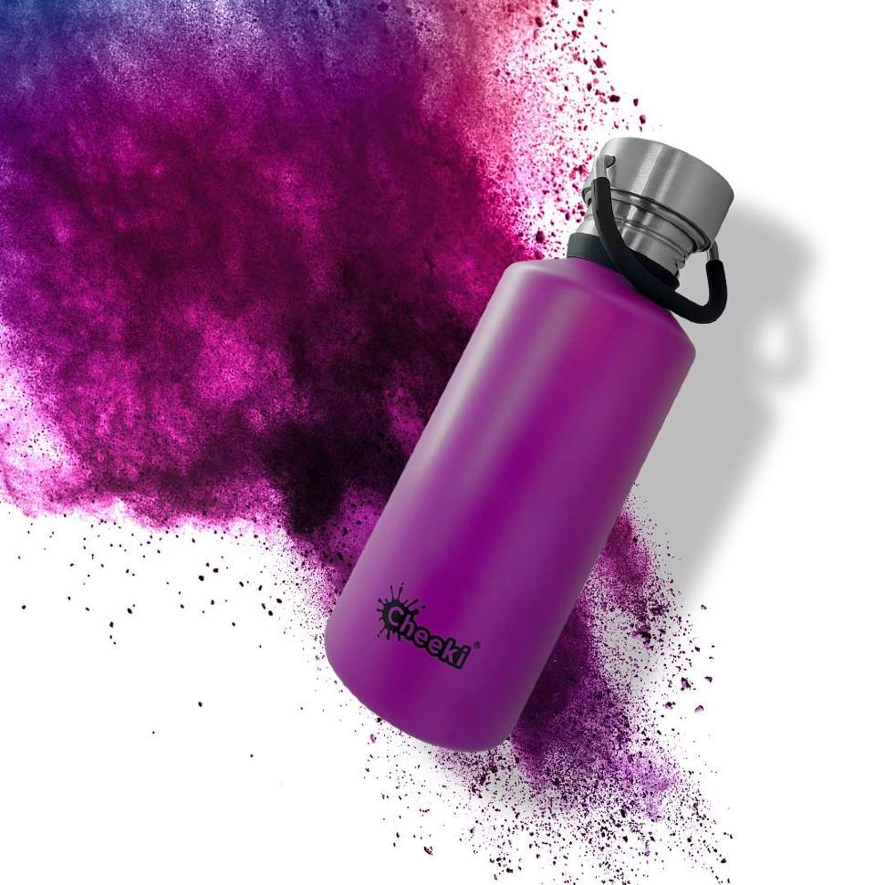 Дитяча пляшка для води Cheeki Classic Single Wall 500 ml Purple