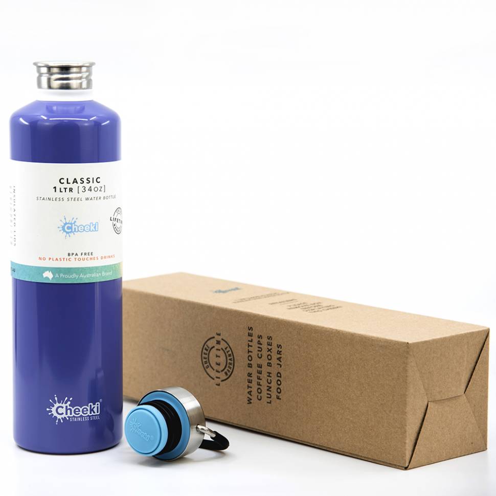 Бутылка для воды Cheeki Classic Single Wall 1 литр Lavender