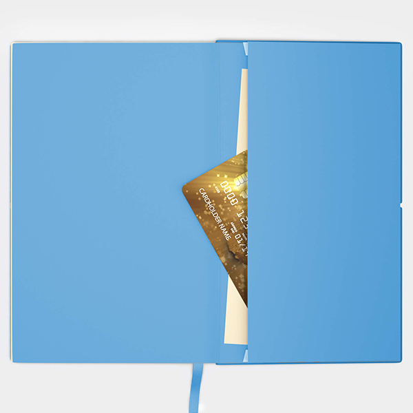 Блокнот Like U Fun A5 Сірий /Блакитний