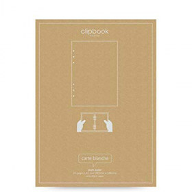 Комплект бланков Filofax Clipbook Personal White Чистые листы (344004)