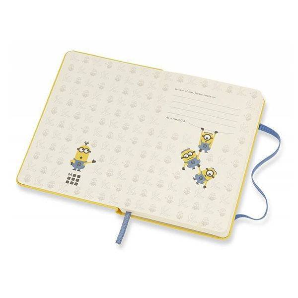 Записная книга Moleskine Minions карманная Линия Желтая