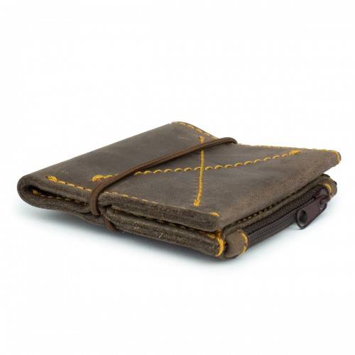 Портмоне на блискавки Black Brier Коричневе