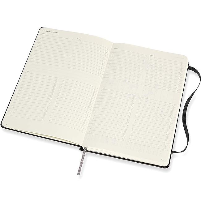 Середній тижневик без дат Moleskine Folio Professional Чорний