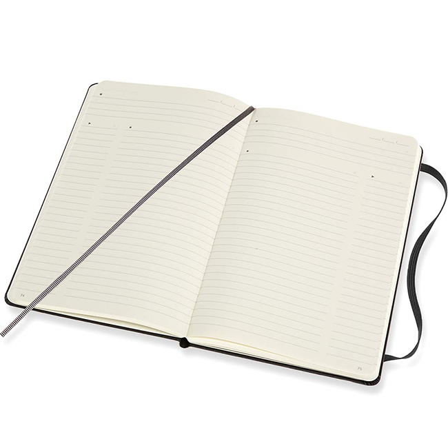 Середній тижневик без дат Moleskine Folio Professional Чорний