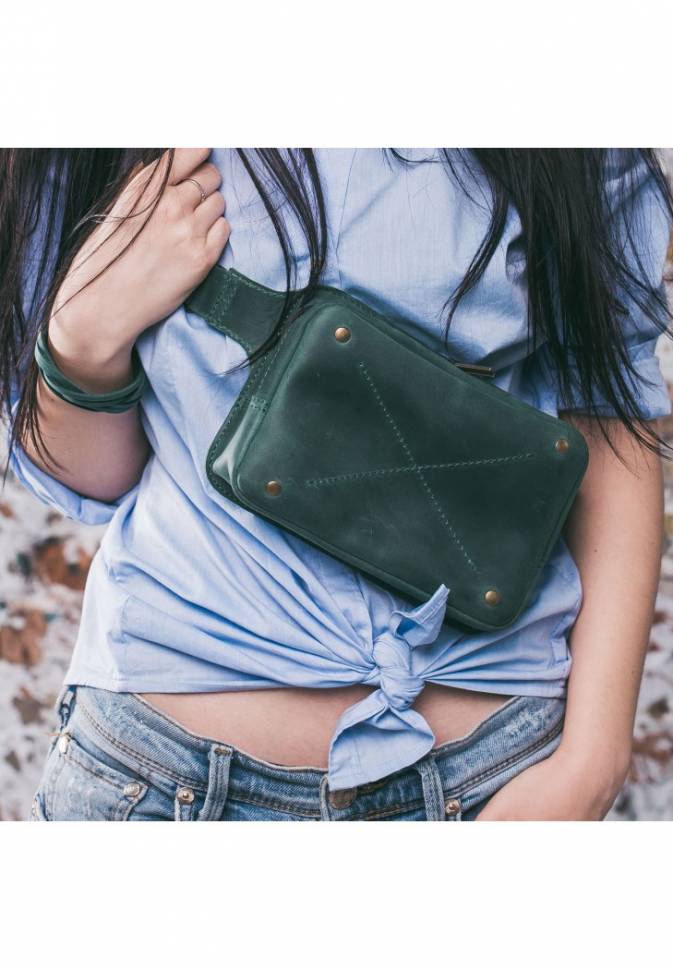 Сумка на пояс BlankNote DropBag Смарагд