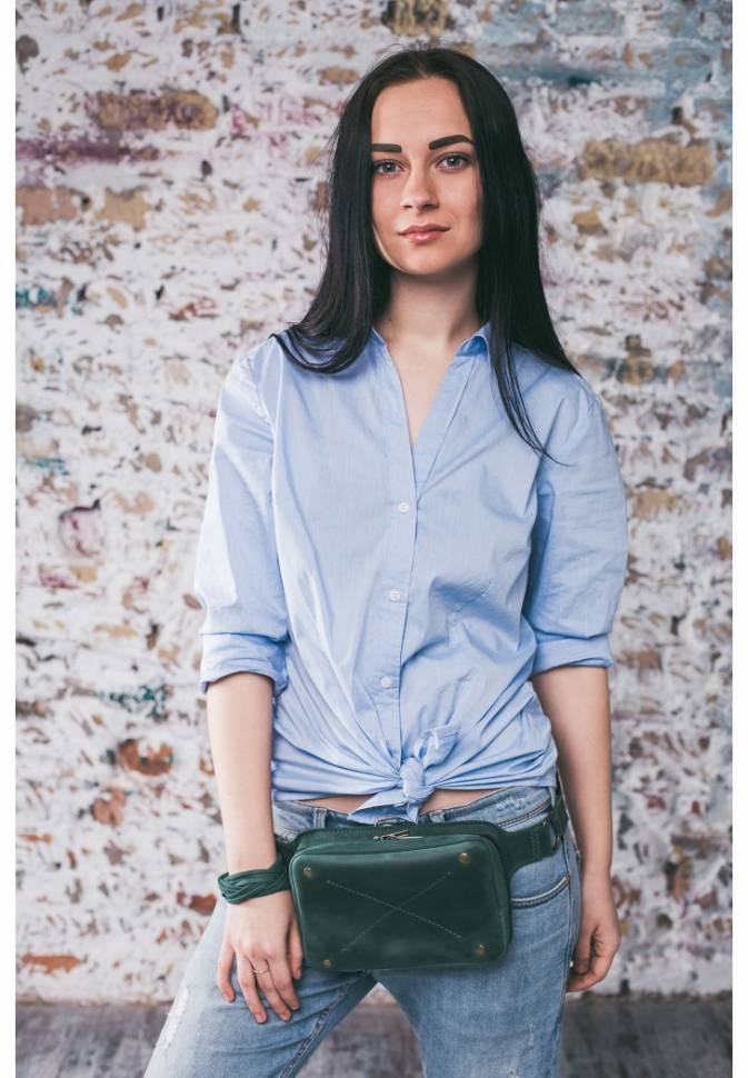 Сумка на пояс BlankNote DropBag Смарагд