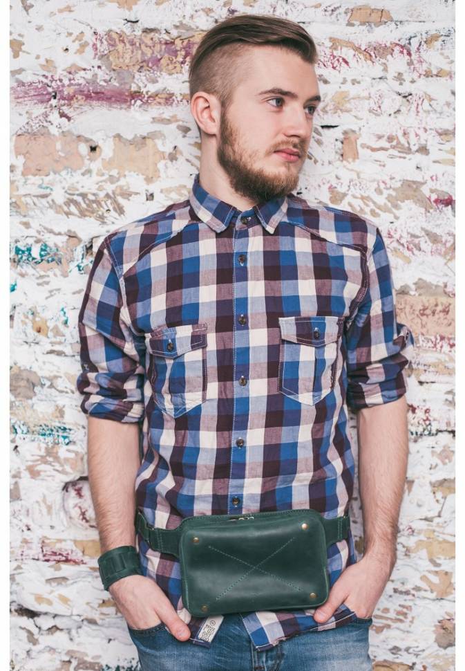 Сумка на пояс BlankNote DropBag Смарагд