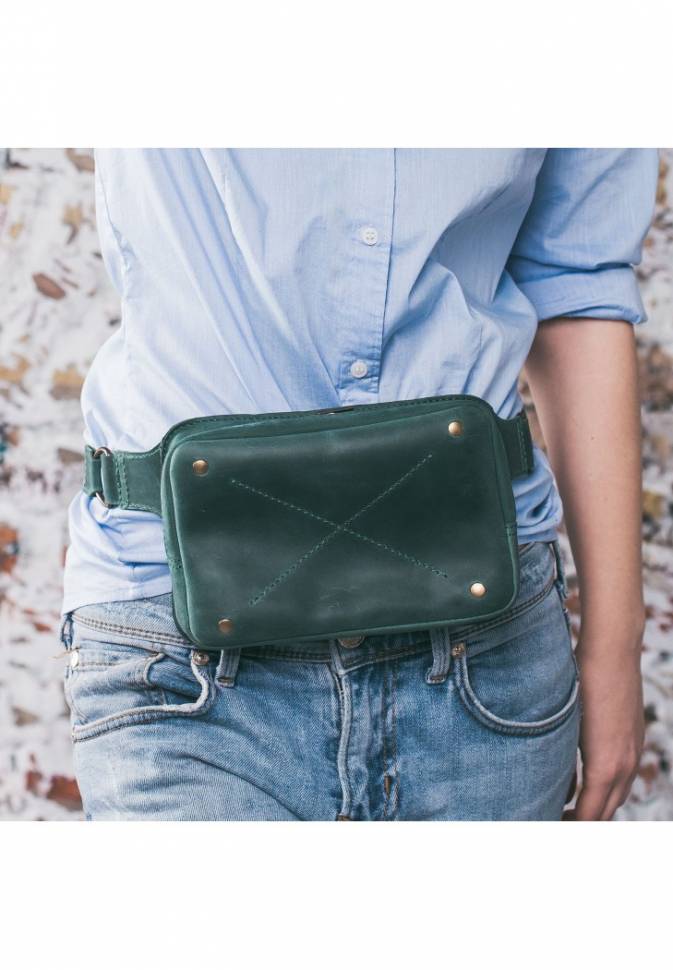 Сумка на пояс BlankNote DropBag Смарагд