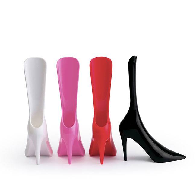 Ложка для обуви Qualy Cindy Shoehorn Черный