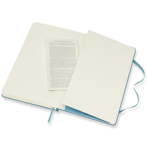 Середній блокнот Moleskine Classic Тверда обкладинка Океанський синій Чисті аркуші