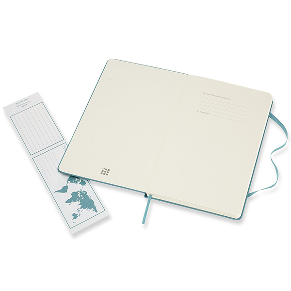 Середній блокнот Moleskine Classic Тверда обкладинка Океанський синій Чисті аркуші