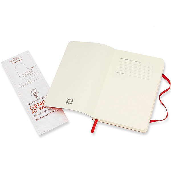 Кишеньковий блокнот Moleskine Classic Червоний М&#39;яка обкладинка Точка