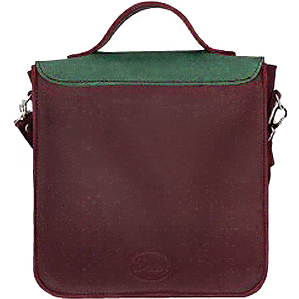 Шкіряна сумка через плече Емануель Dekey Марсала Смарагд