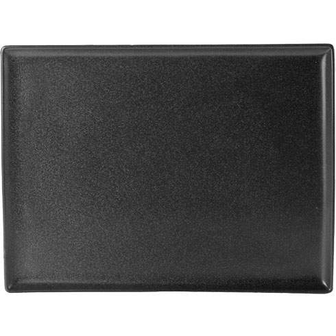 Тарелка прямоугольная Porland Seasons Black 18 см