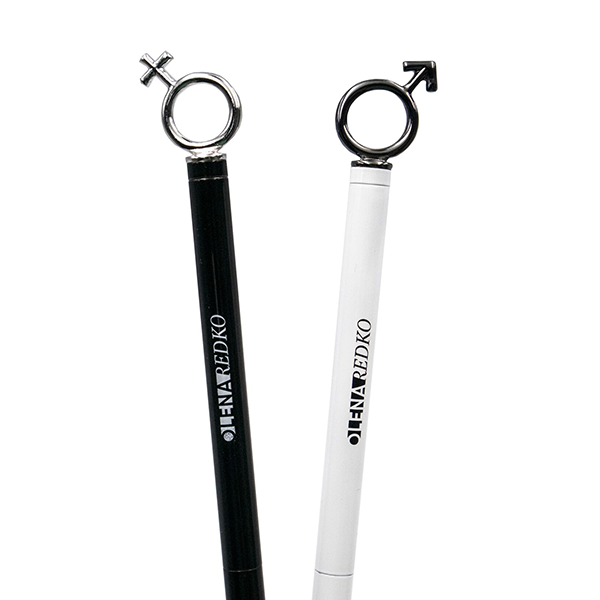 Набор шариковых ручек с украшениями Венера Марс Olena Redko