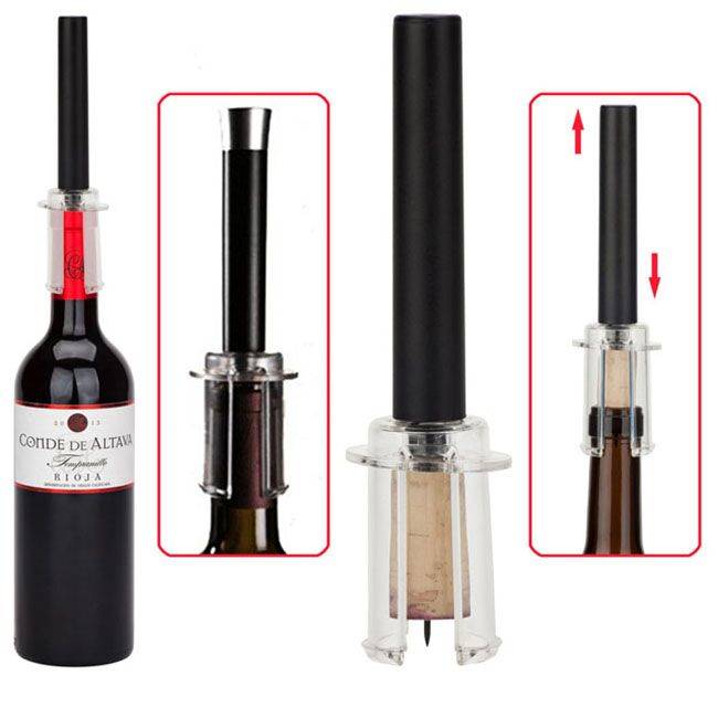 Помповый Штопор Unique Пластмассовый