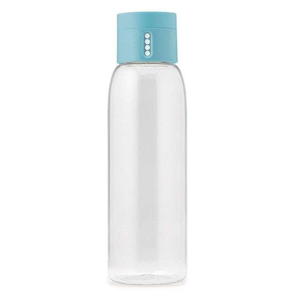 Пляшка для води з індикатором Joseph Joseph Dot 600 мл Блакитна