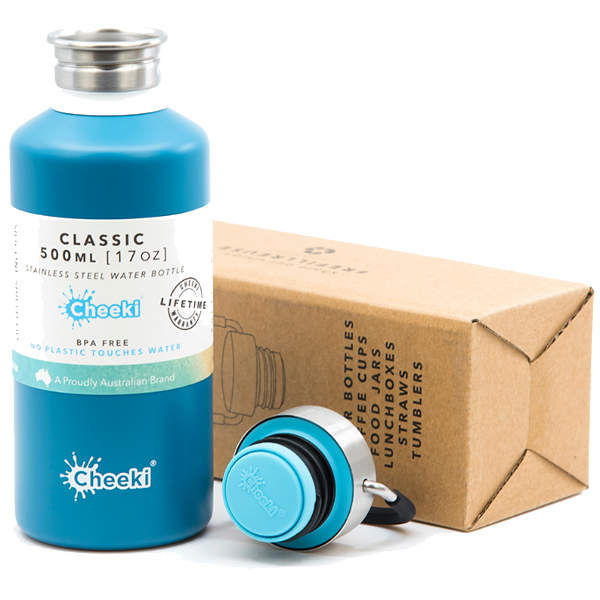 Дитяча пляшка для води Cheeki Classic Single Wall 500 ml Topaz