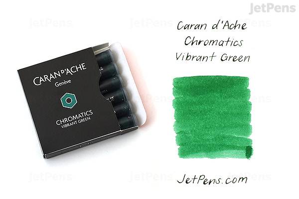 Набір картриджів Caran d`Ache Chromatics Зелений (6 шт)